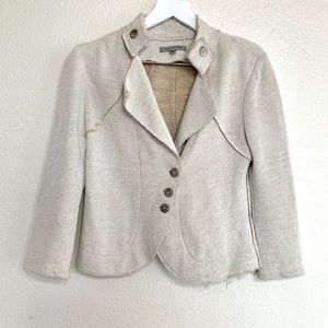 People Like Frank Anthro Cotton Blazer Jacket
